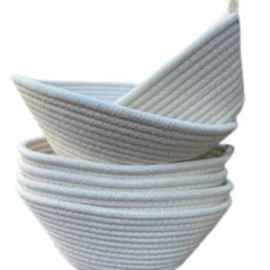 BANNETON REDONDO 24X15X10 DE SOGA DE ALGODON