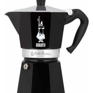 CAFETERA BIALETTI EXPRESS MOKA EXCLUSIVE BLACK ITALIANA 6 TAZAS