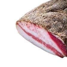 GUANCIALE X TROZO 100 GR/ ENVASADO AL VACIO - VTA AL PESO